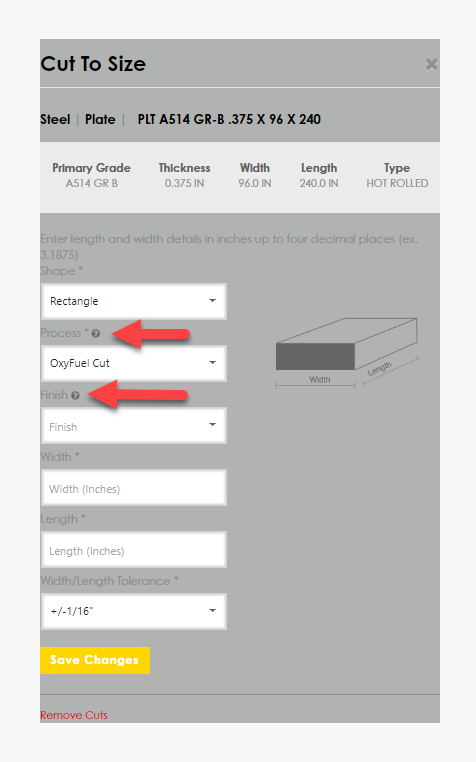 select process finish