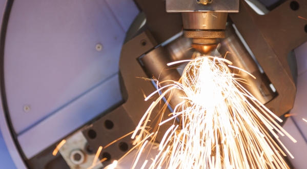 Ryerson shape laser machine at work